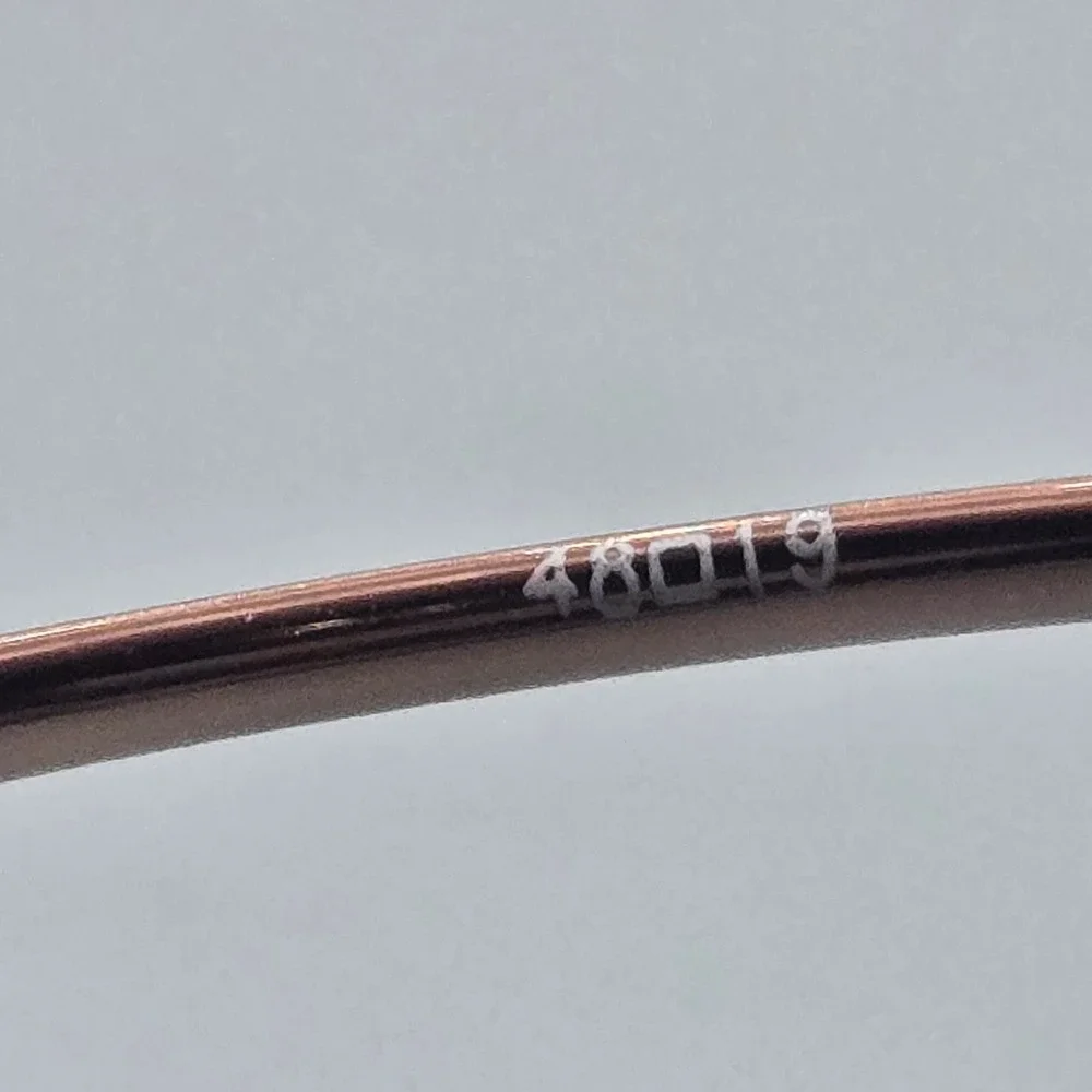 Altair Microtech Eyeglasses Frames Only 48-19-145 Antique Bronze Flex Hinge